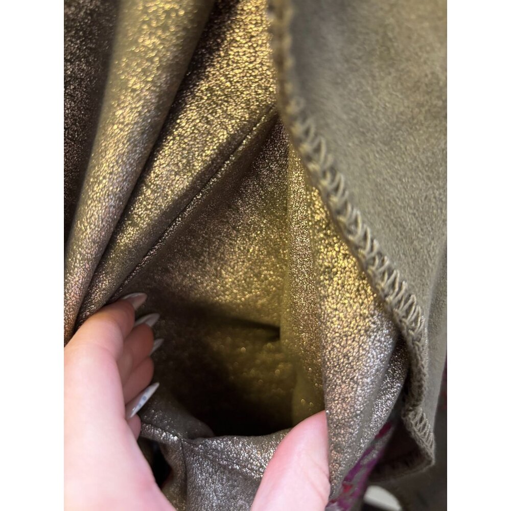 Biya Johnny Was Olive Hooded Embroidered Open-Front Jacket M - Picture 7 of 9